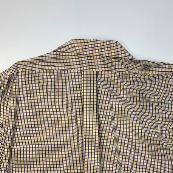 Brooks Brothers Shirt Mens 16.5 Plaid Madison Button Up Supima Cotton Stretch - Picture 8 of 10